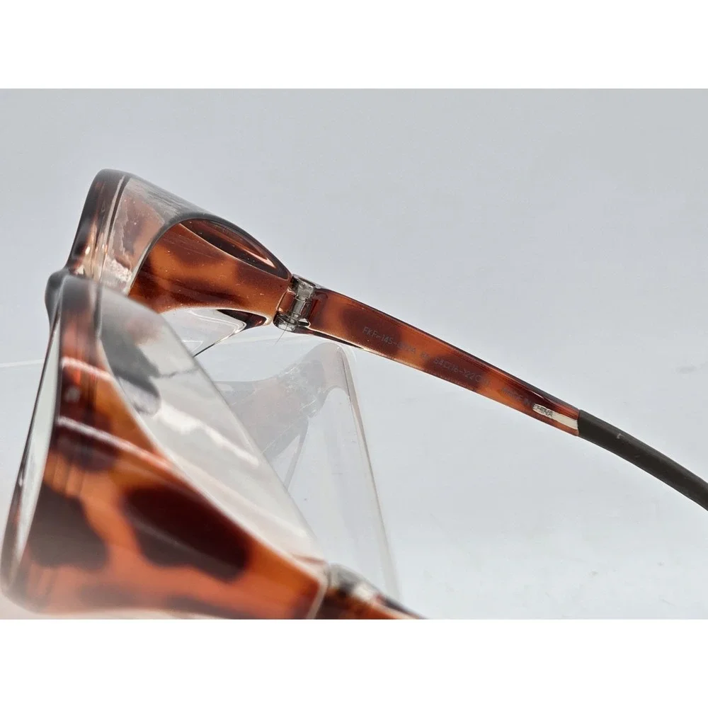 Jins Thick Tortoise Eyeglass Frames 54 - 16-122 - 31 AFKF14S0002A86 - SITS ASKEW